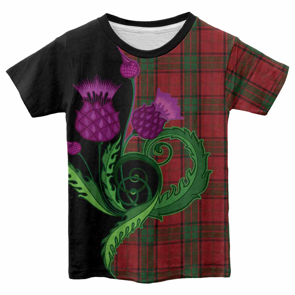 Maxwell Tartan Kid T-shirt Traditional Scottish Thistle