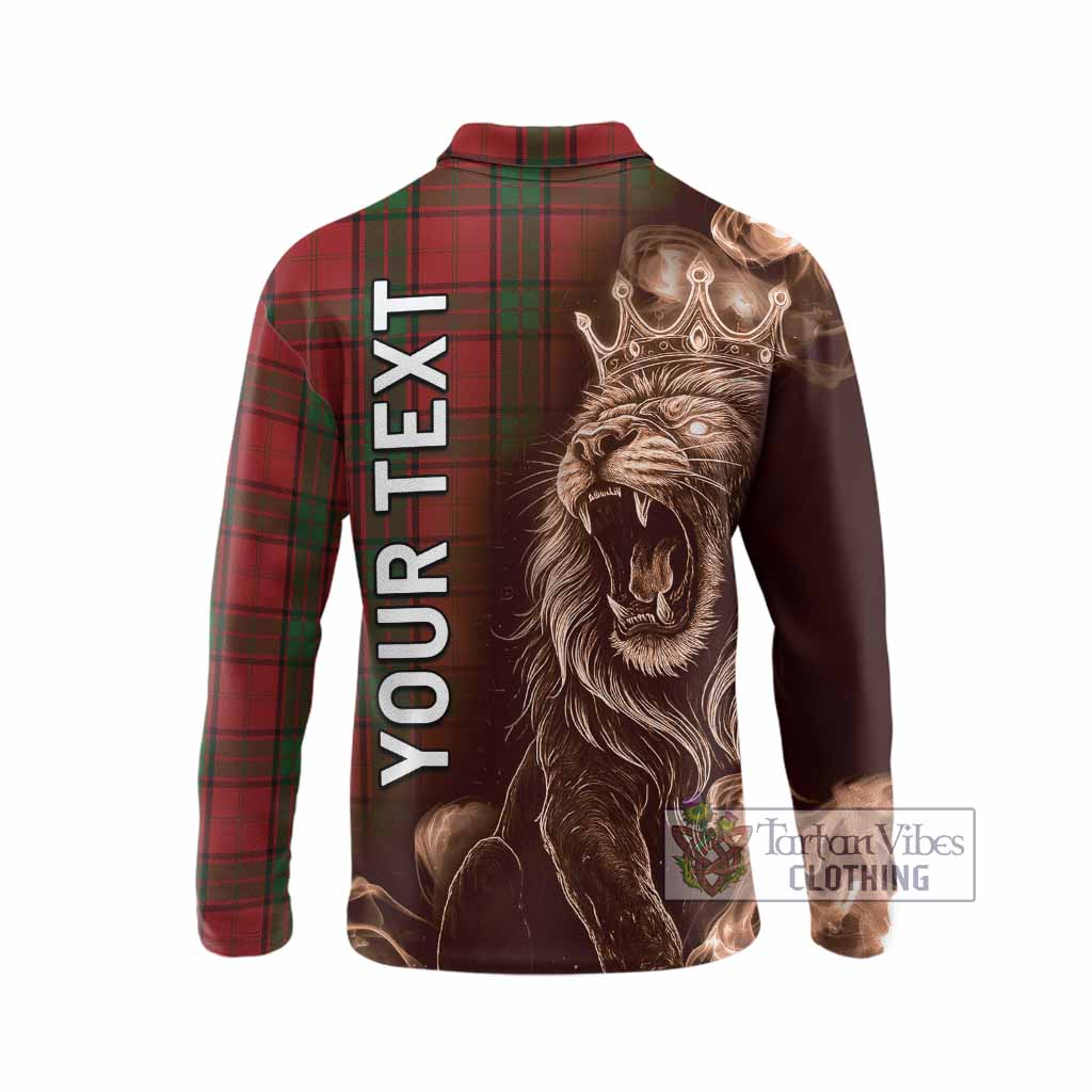Maxwell Tartan Long Sleeve Polo Shirt Roaring Lion Heritage