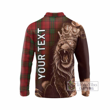 Maxwell Tartan Long Sleeve Polo Shirt Roaring Lion Heritage