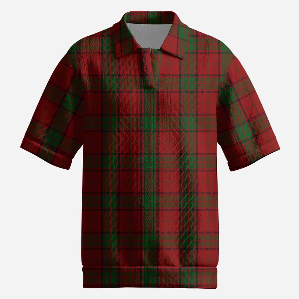 Maxwell Tartan Men’s Polo Sweater Top