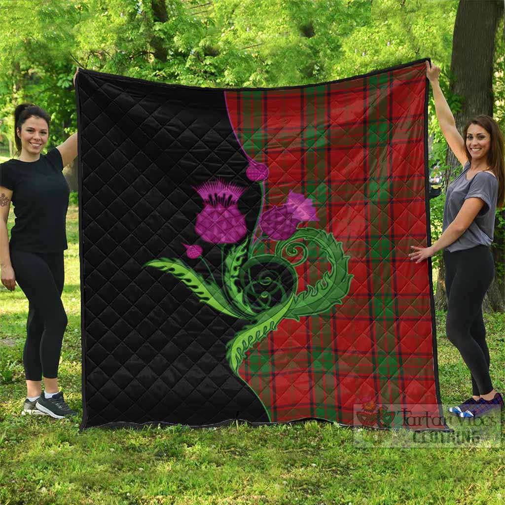 Maxwell Tartan Premium Quilt Traditional Scottish Thistle - Tartan Vibes Clothing