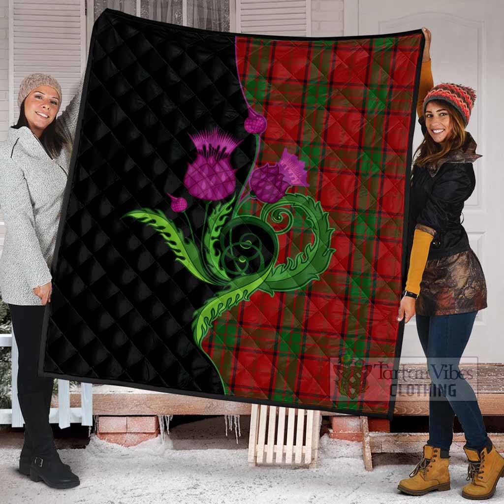 Maxwell Tartan Premium Quilt Traditional Scottish Thistle - Tartan Vibes Clothing