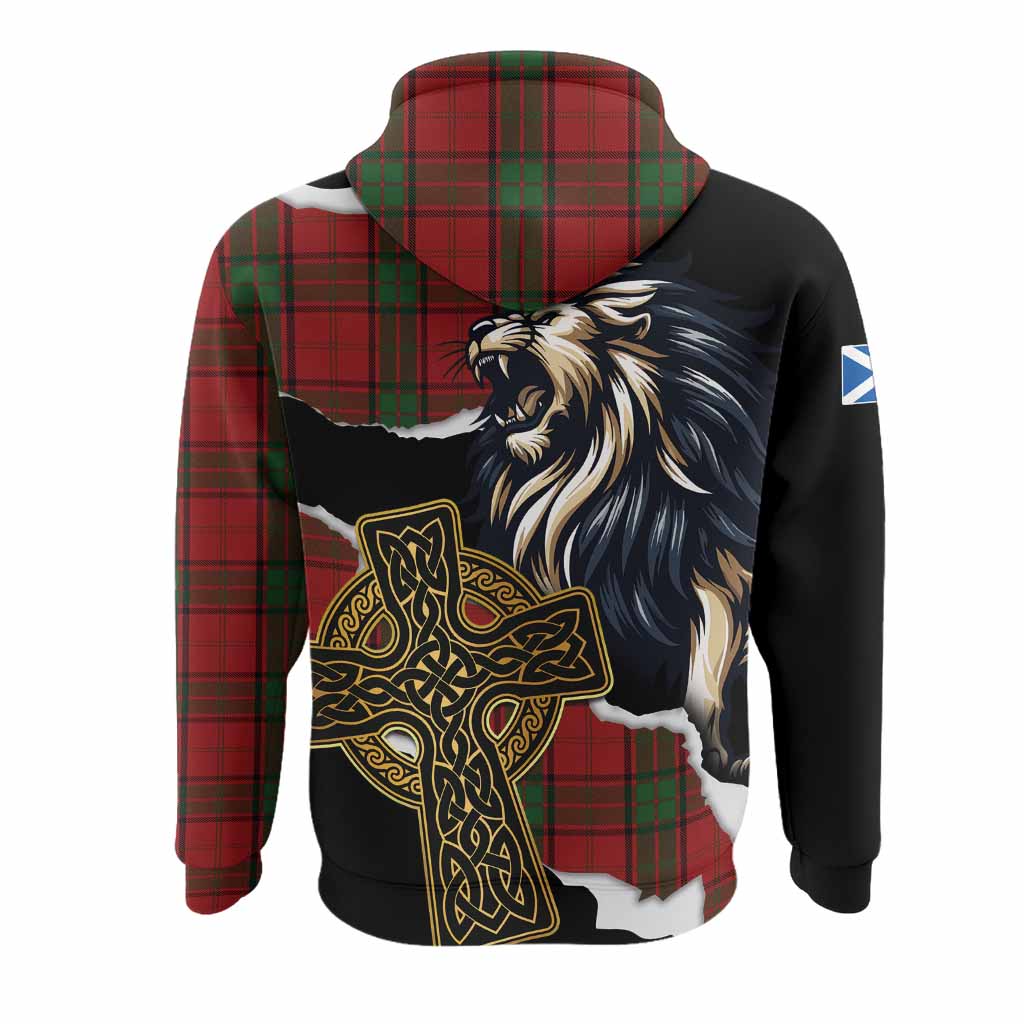 Maxwell Tartan Scottish Hoodie Lion Celtic Heritage