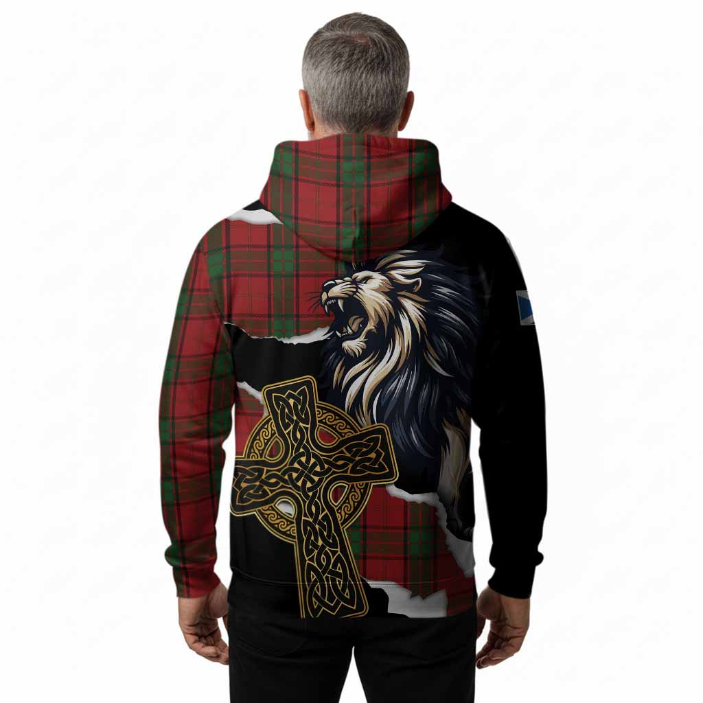 Maxwell Tartan Scottish Hoodie Lion Celtic Heritage