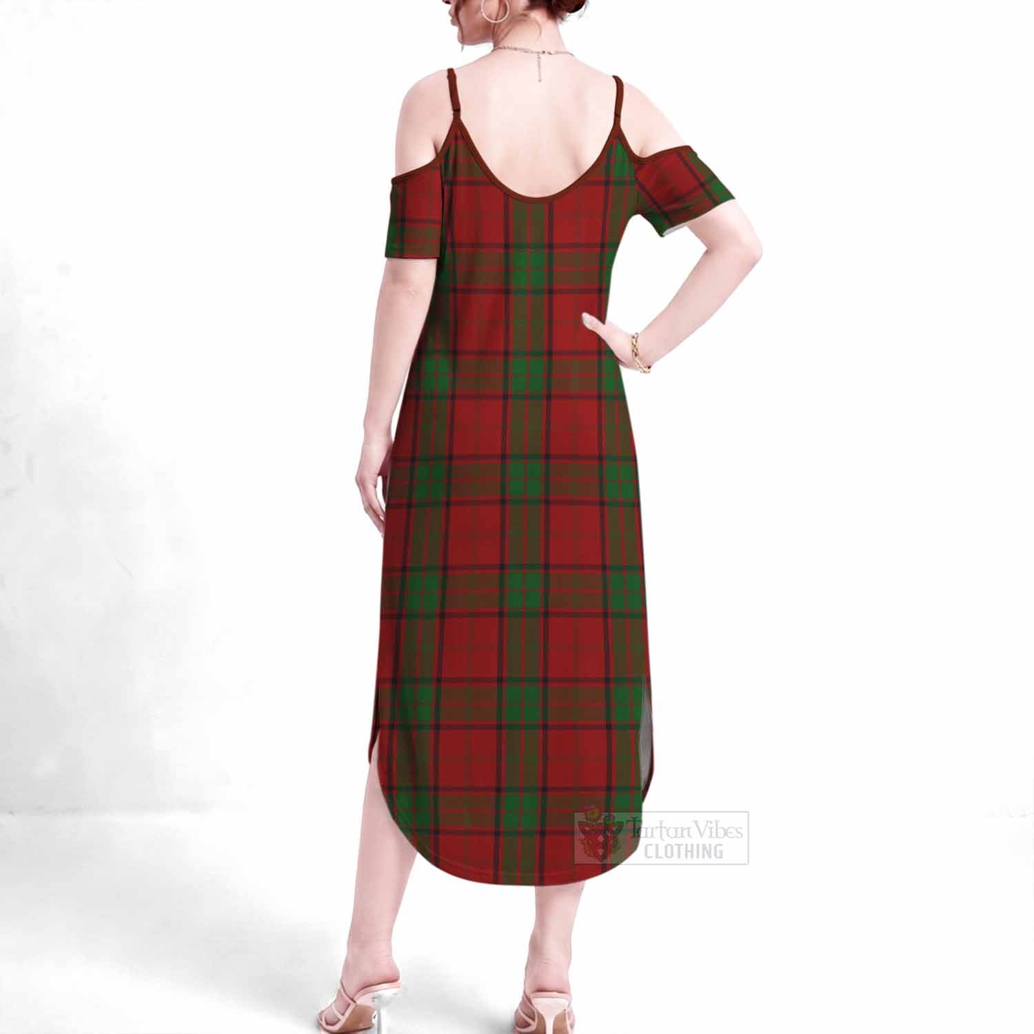 Maxwell Tartan Summer Maxi Dress - Tartan Vibes Clothing