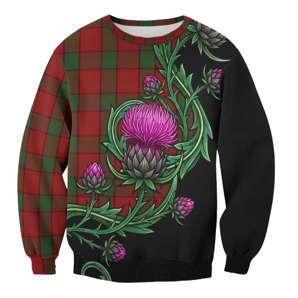 Maxwell Tartan Sweatshirt Resilient Scottish Thistle Unisex - Tartan Vibes Clothing