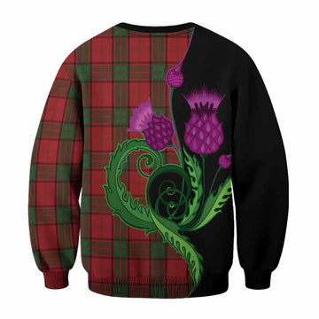 Maxwell Tartan Sweatshirt Traditional Scottish Thistle