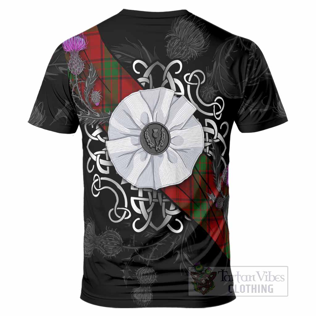 Maxwell Tartan T-Shirt Jacobite White Rose - Tartan Vibes Clothing