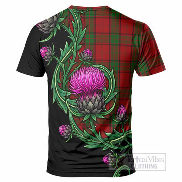 Maxwell Tartan T-Shirt Resilient Scottish Thistle - Tartan Vibes Clothing
