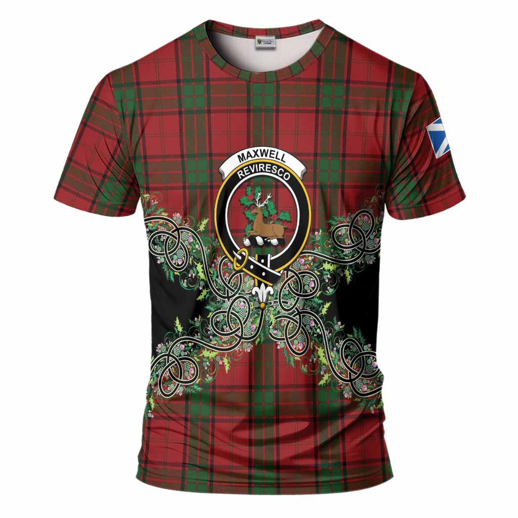Maxwell Tartan T-Shirt Thistle Scottish Spirit