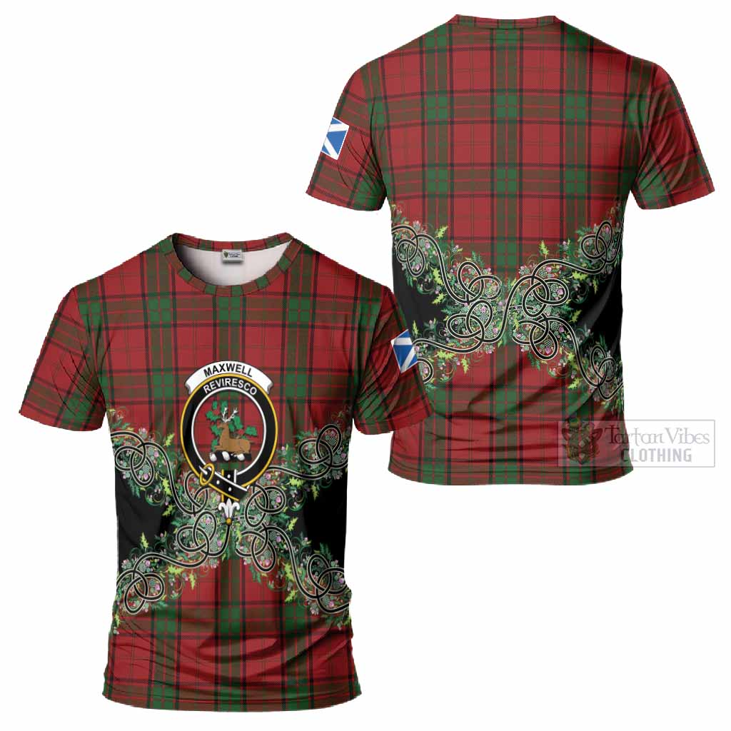 Maxwell Tartan T-Shirt Thistle Scottish Spirit