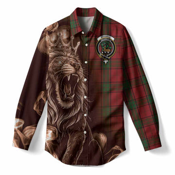 Maxwell Tartan Women Casual Shirt Roaring Lion Heritage