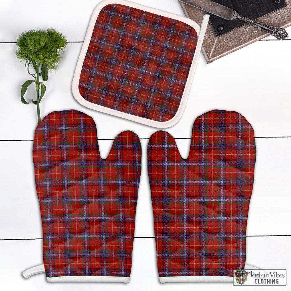 Maynard Tartan Combo Oven Mitt & Pot-Holder Combo 2 Oven Mitt & 1 Pot-Holder Black - Tartan Vibes Clothing