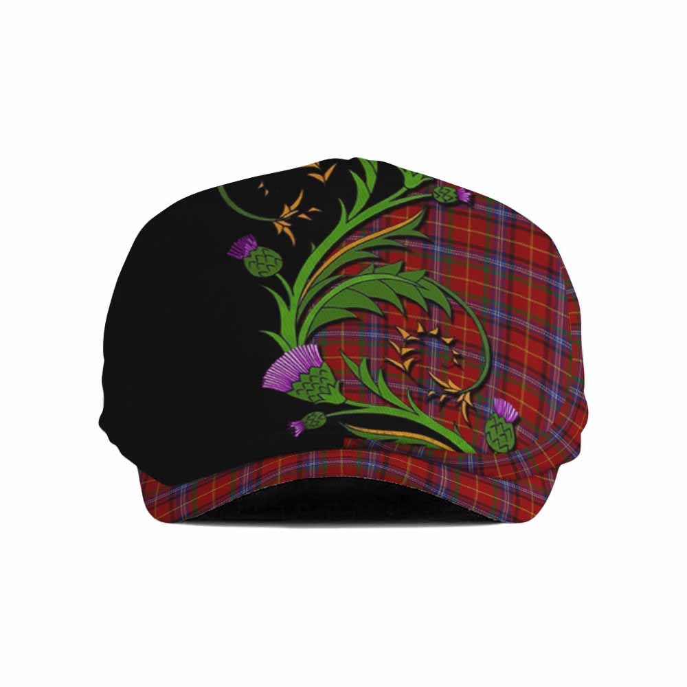 Maynard Tartan Flat Cap, Jeff Cap Scottish Thistle Pride Heritage Art Flat Cap - Tartan Vibes Clothing