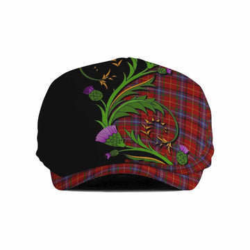 Maynard Tartan Flat Cap, Jeff Cap Scottish Thistle Pride Heritage Art