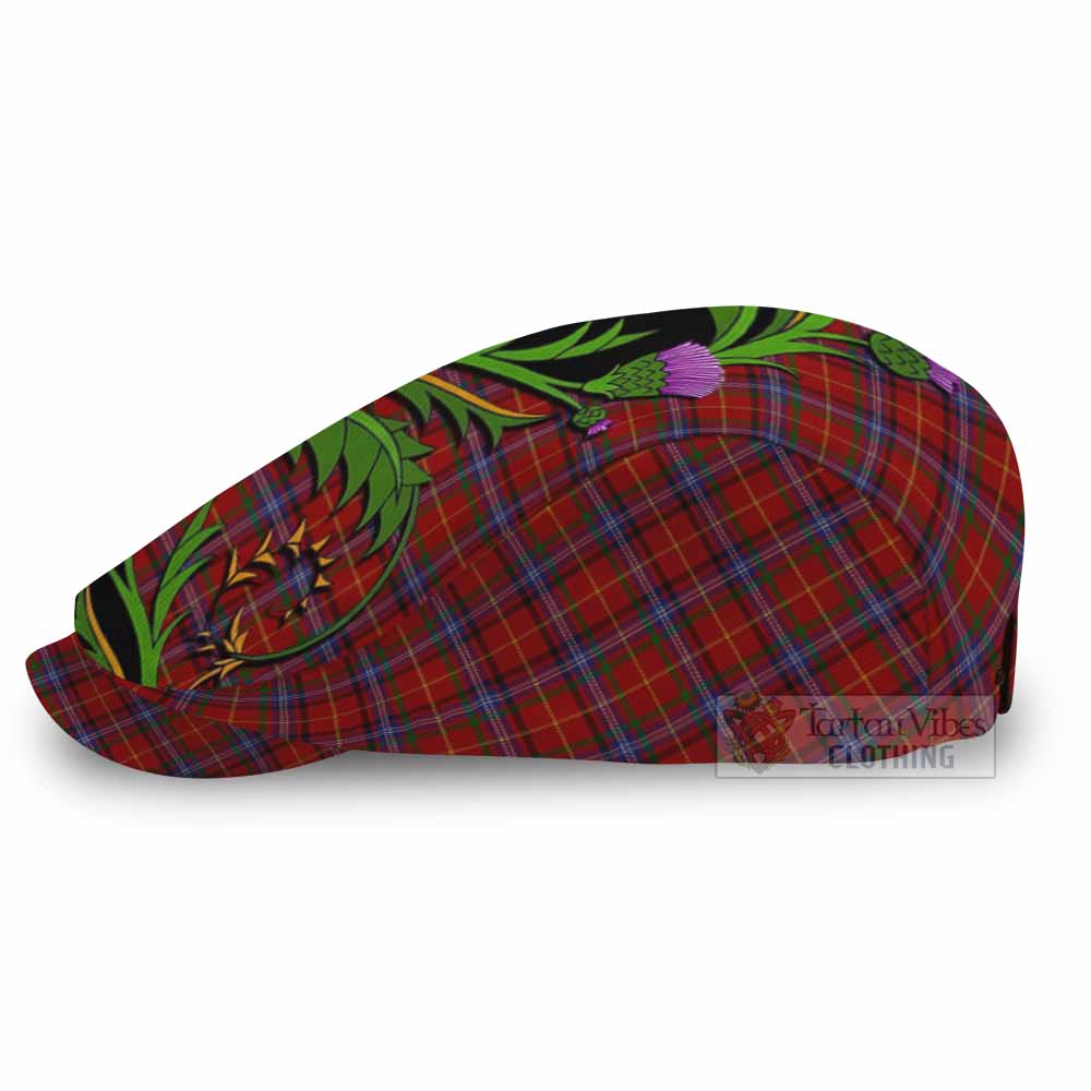Maynard Tartan Flat Cap, Jeff Cap Scottish Thistle Pride Heritage Art - Tartan Vibes Clothing