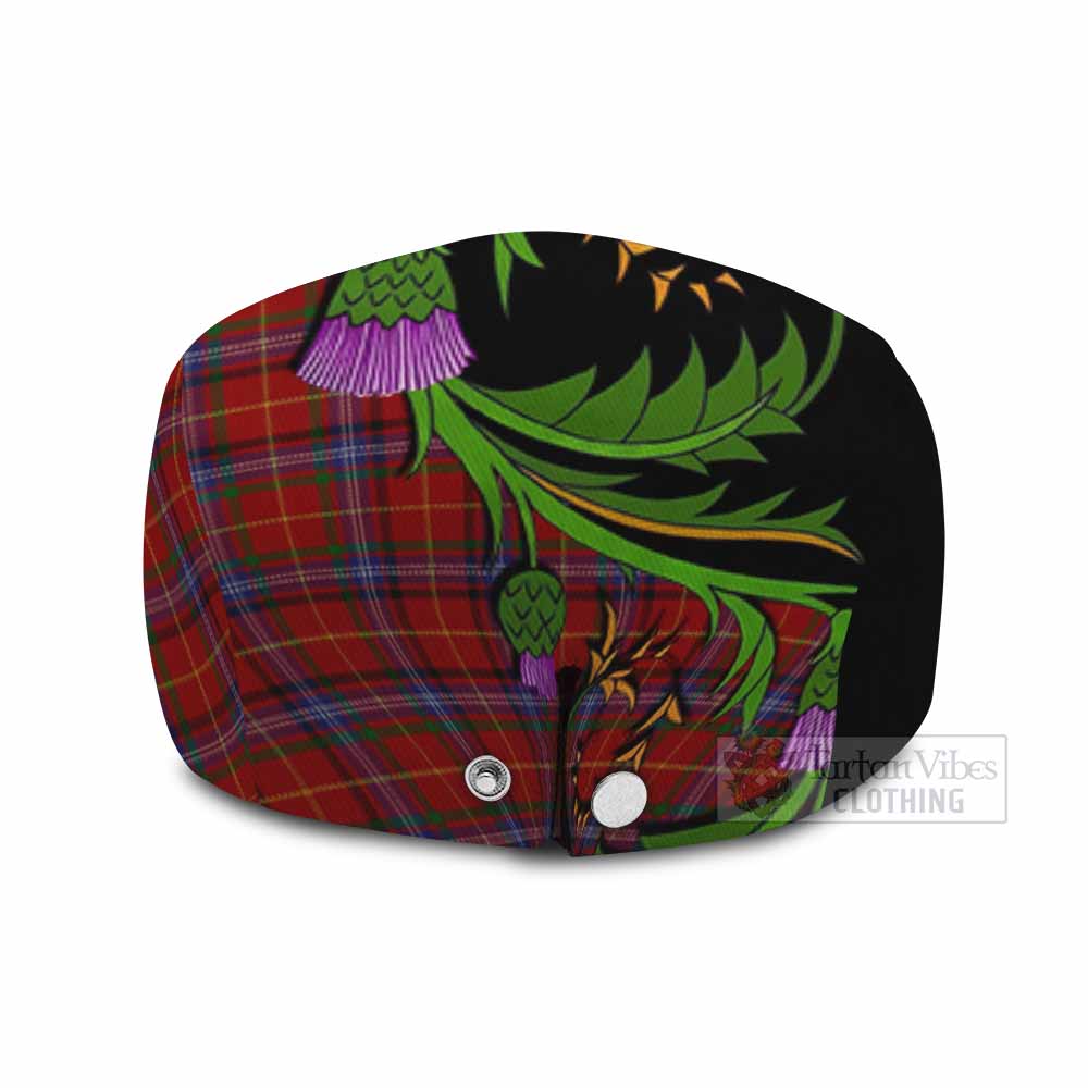 Maynard Tartan Flat Cap, Jeff Cap Scottish Thistle Pride Heritage Art - Tartan Vibes Clothing