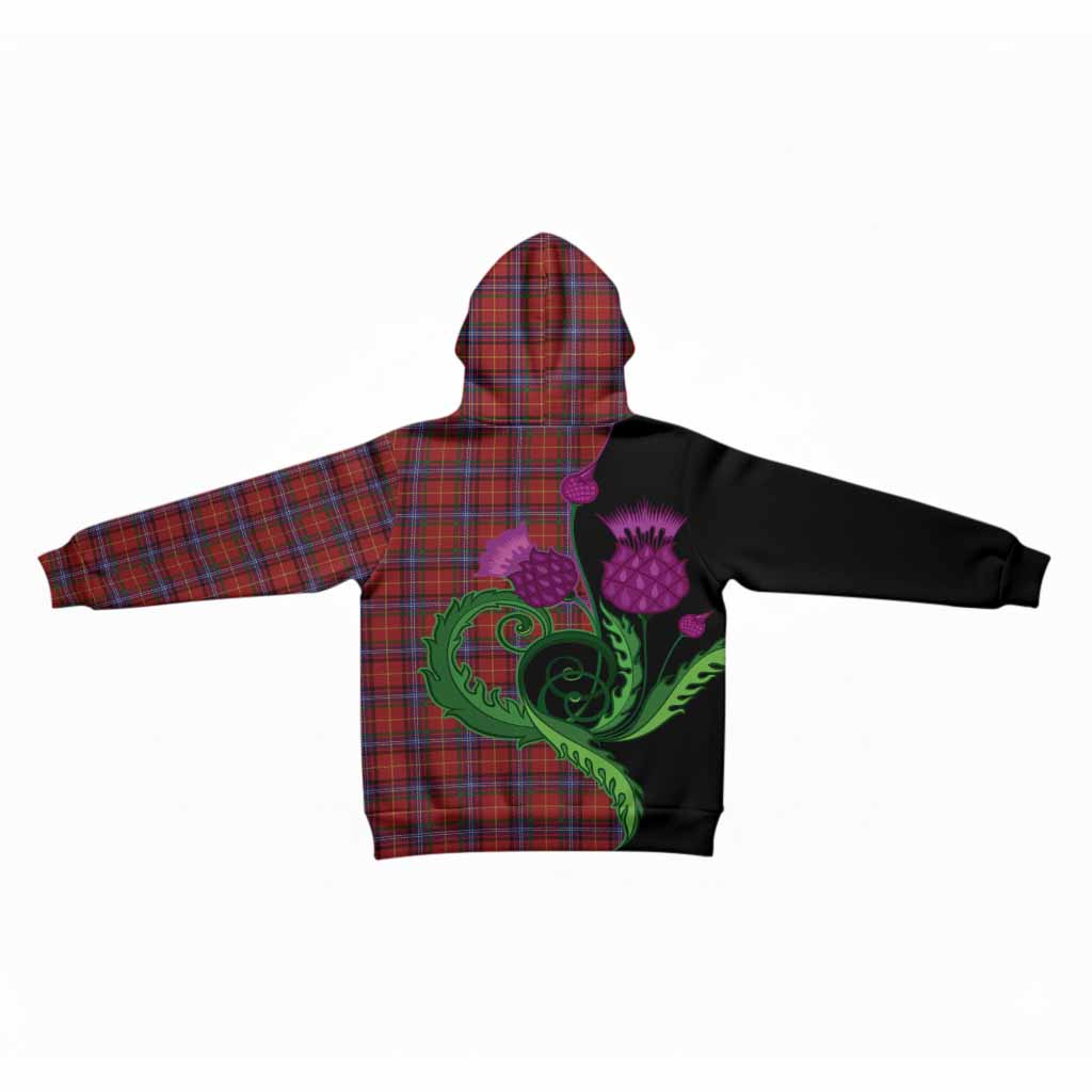Maynard Tartan Kid Hoodie Traditional Scottish Thistle