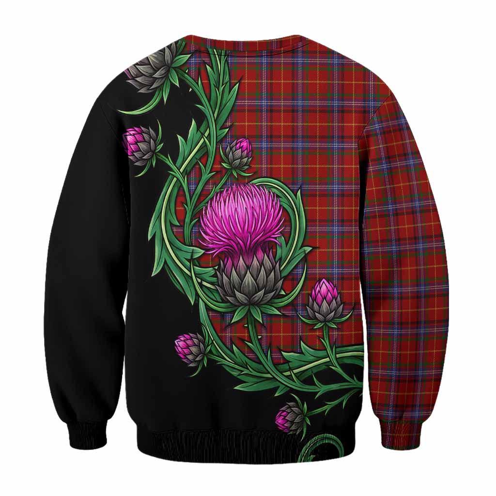 Maynard Tartan Sweatshirt Resilient Scottish Thistle - Tartan Vibes Clothing