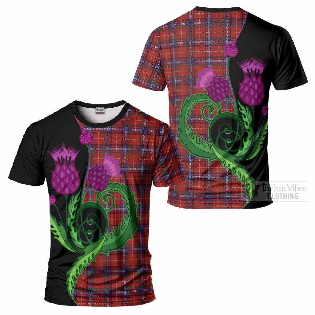 Maynard Tartan T-Shirt Traditional Scottish Thistle