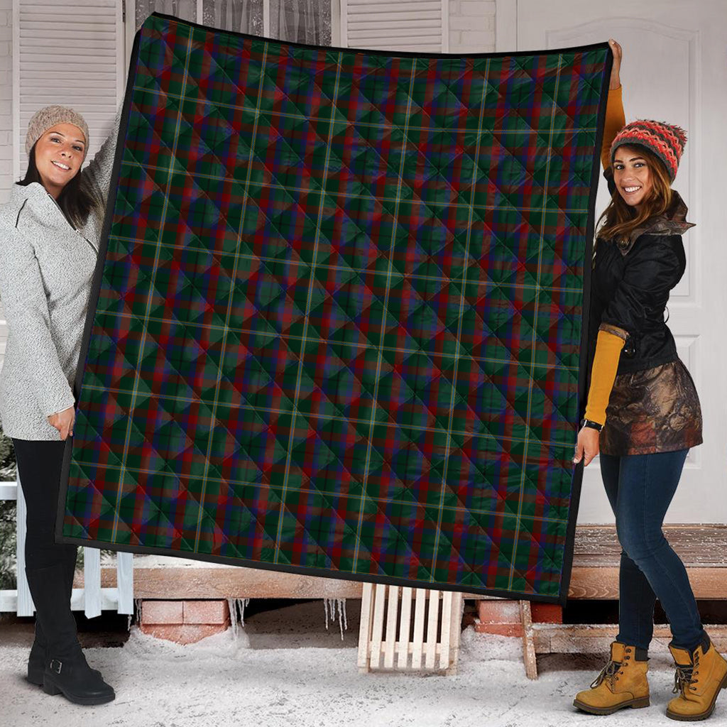 Mayo County Ireland Tartan Quilt Super King Quilt 91" x 110" - Tartan Vibes Clothing