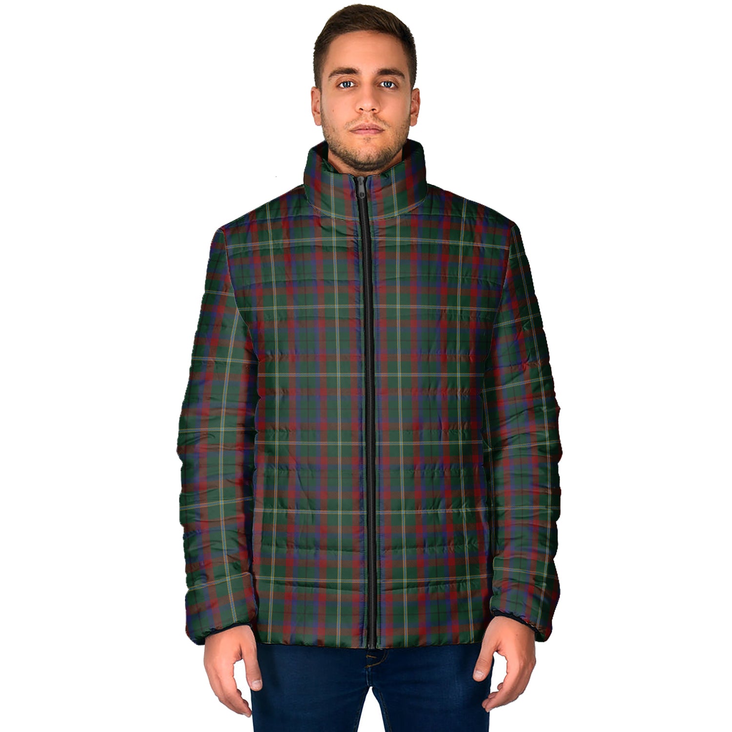 Mayo County Ireland Tartan Padded Jacket - Tartan Vibes Clothing