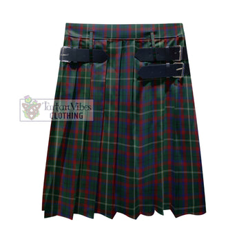 Mayo County Ireland Tartan Men's Pleated Skirt - Fashion Casual Retro Scottish Kilt Style