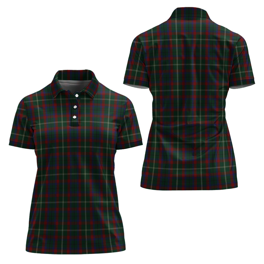 Mayo County Ireland Tartan Polo Shirt For Women Women - Tartan Vibes Clothing