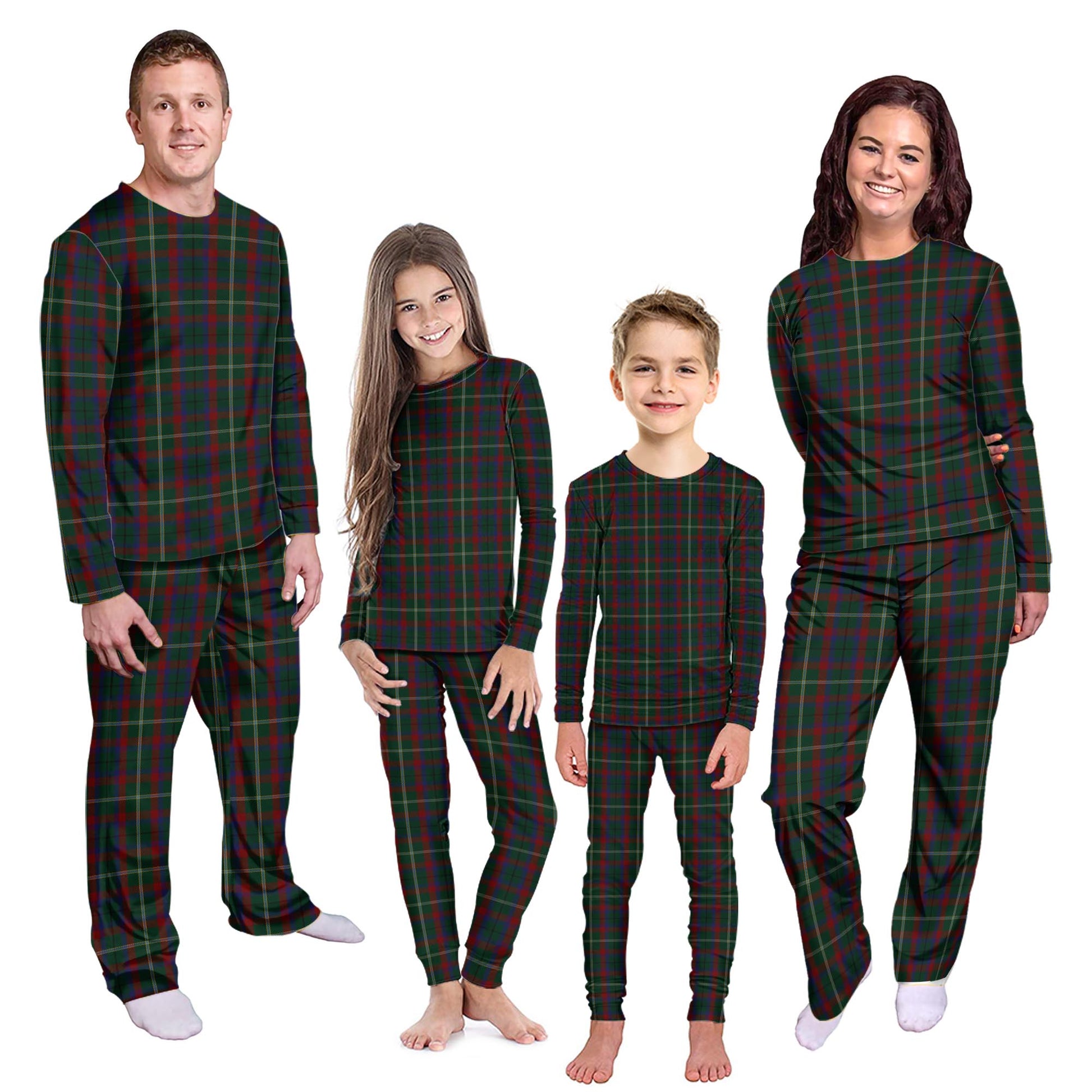 Mayo County Ireland Tartan Pajamas Family Set Kid - Tartan Vibes Clothing