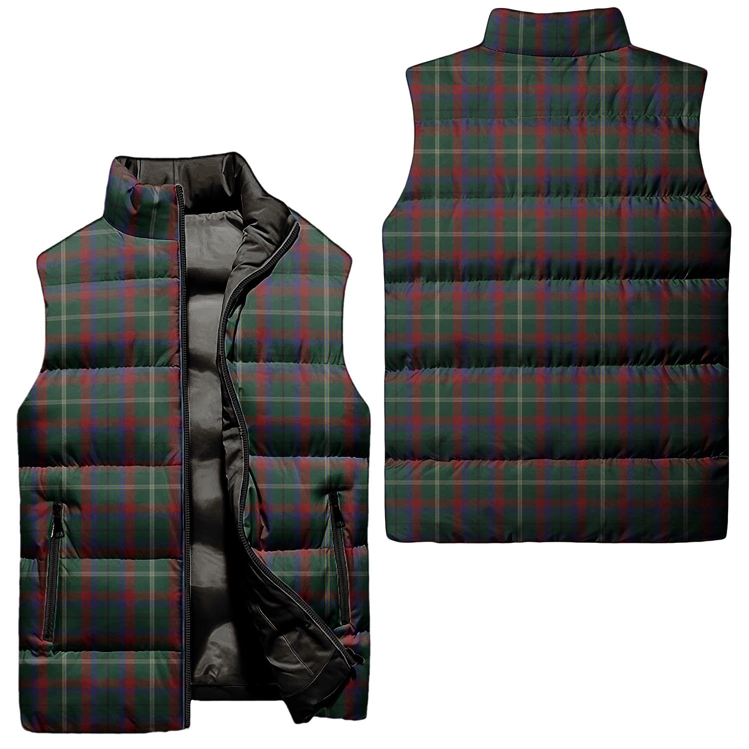 Mayo County Ireland Tartan Sleeveless Puffer Jacket Unisex - Tartanvibesclothing