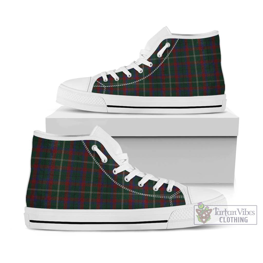 Tartan Vibes Clothing Mayo County Ireland Tartan High Top Shoes