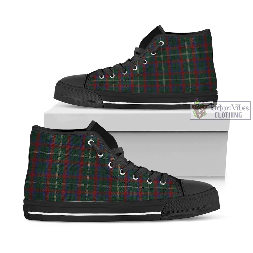 Tartan Vibes Clothing Mayo County Ireland Tartan High Top Shoes