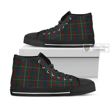 Mayo County Ireland Tartan High Top Shoes