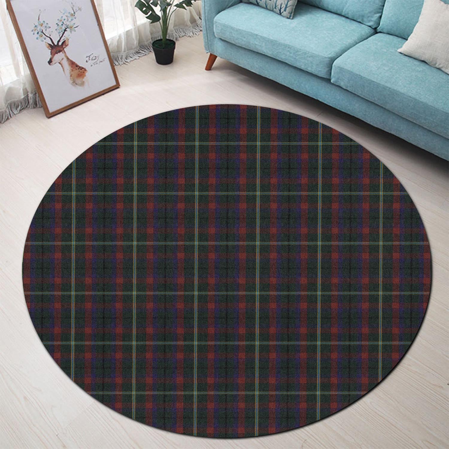mayo-county-ireland-tartan-round-rug