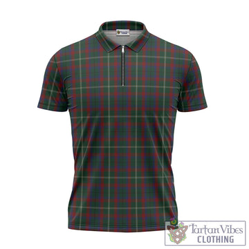 Mayo County Ireland Tartan Zipper Polo Shirt - Tartan Vibes Clothing