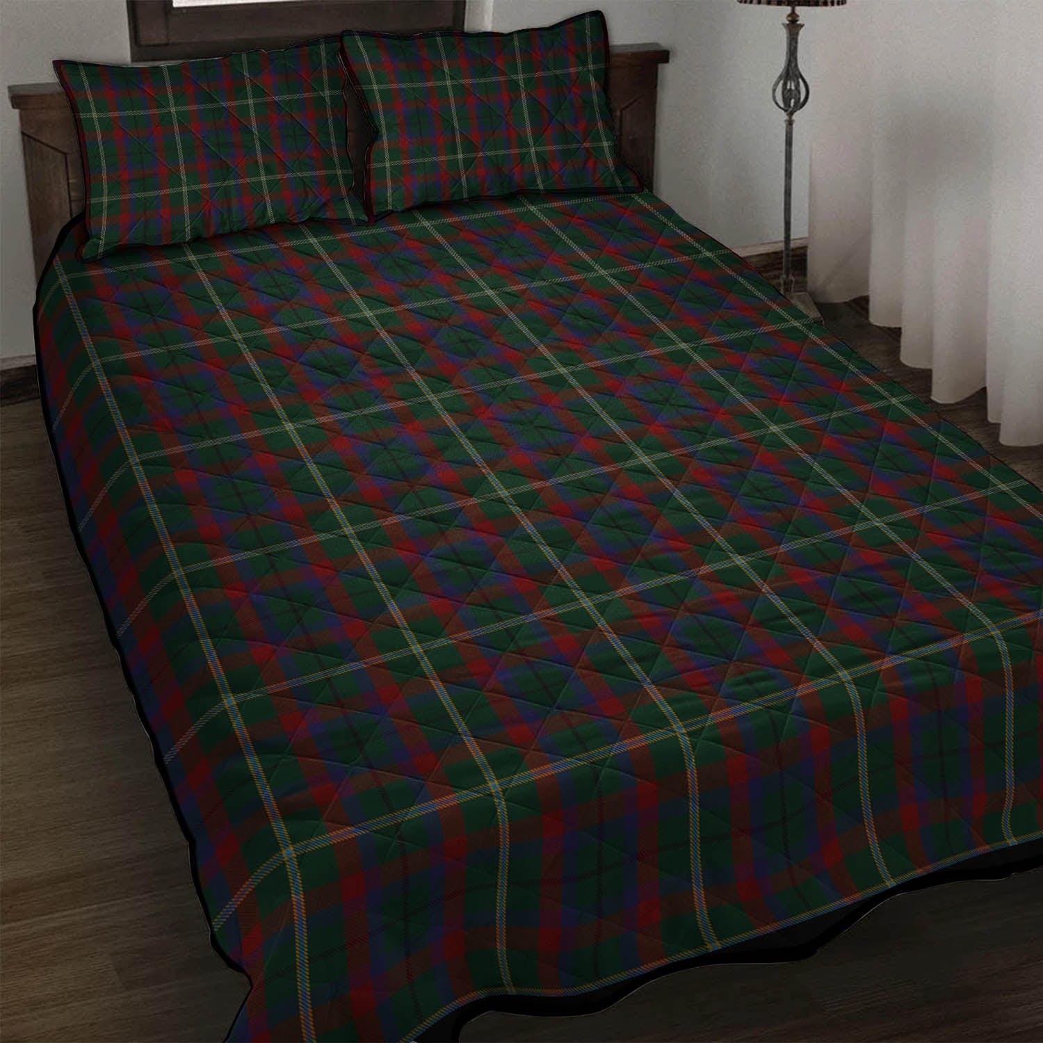 Mayo County Ireland Tartan Quilt Bed Set - Tartan Vibes Clothing