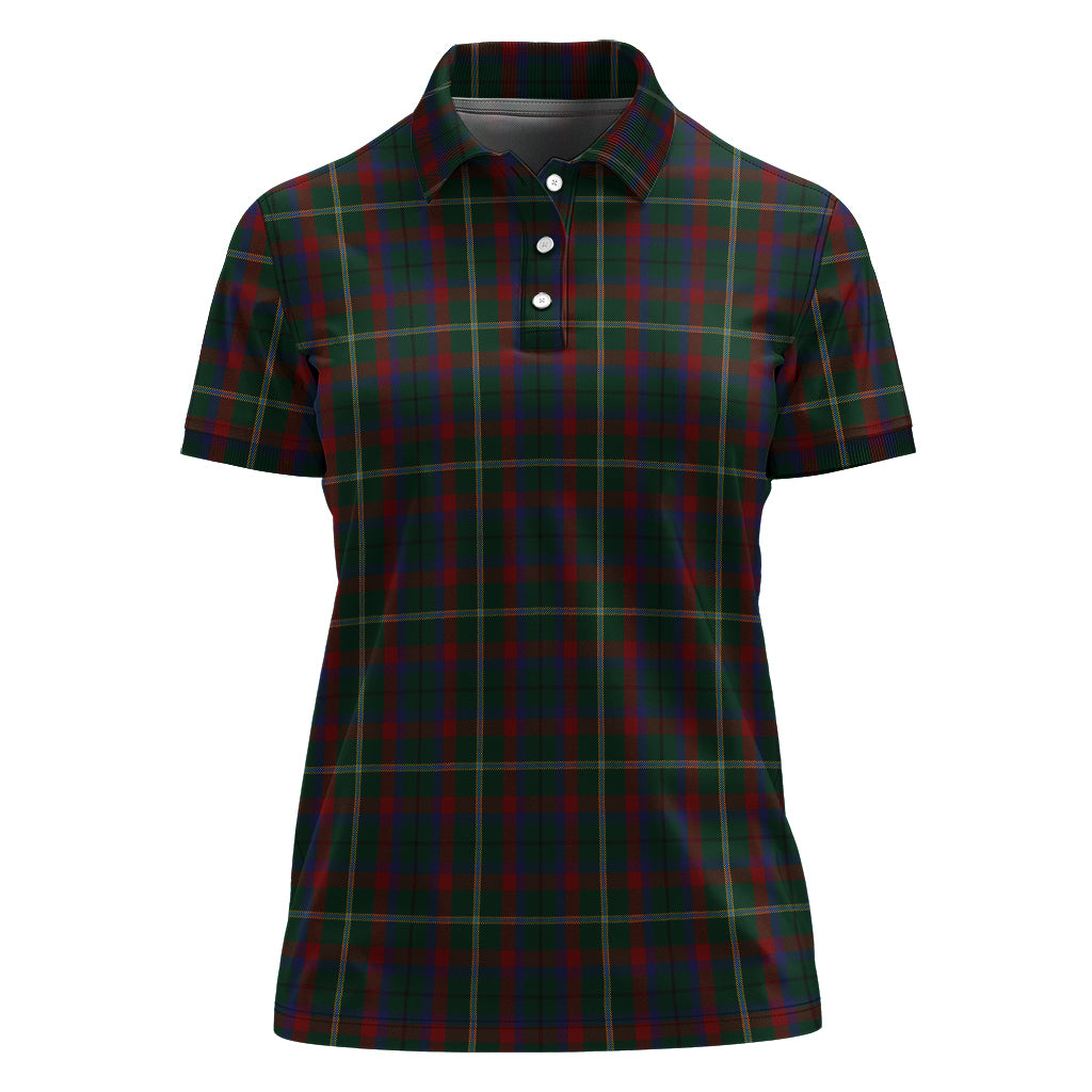 Mayo County Ireland Tartan Polo Shirt For Women - Tartan Vibes Clothing