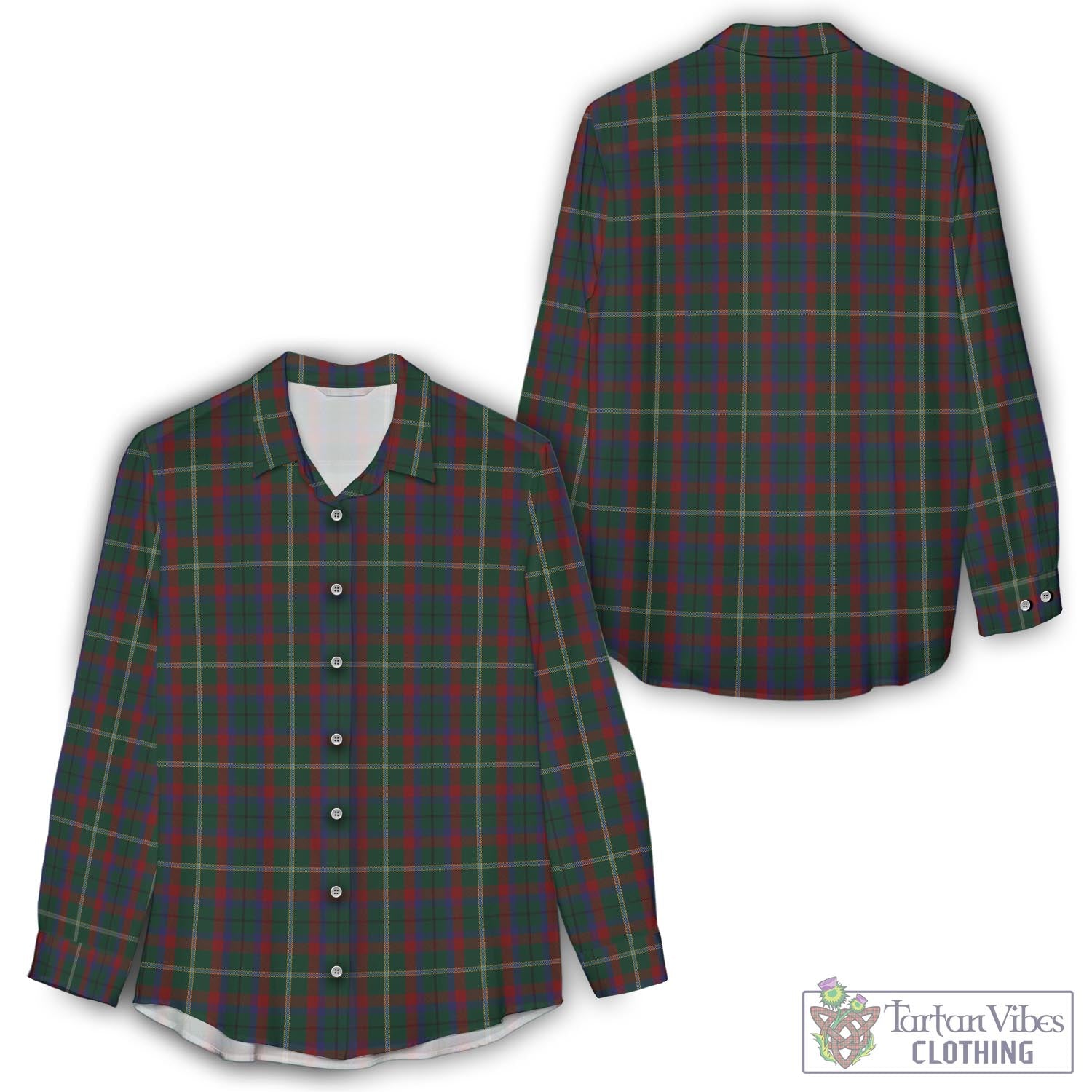 Mayo County Ireland Tartan Women's Casual Shirt - Tartan Vibes Clothing