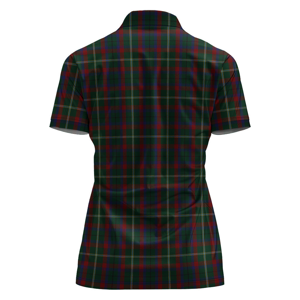 Mayo County Ireland Tartan Polo Shirt For Women - Tartan Vibes Clothing