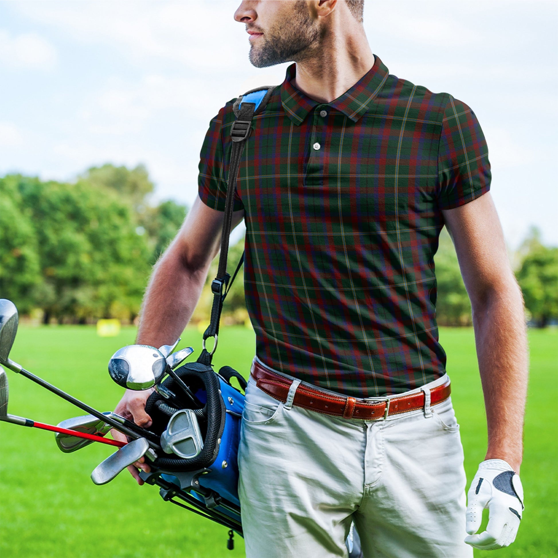 Mayo County Ireland Tartan Mens Polo Shirt - Tartan Vibes Clothing