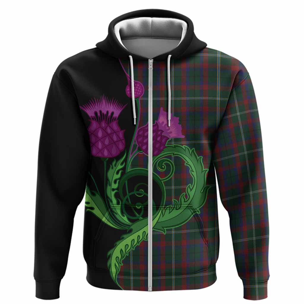 Mayo County Ireland Tartan Hoodie Traditional Scottish Thistle