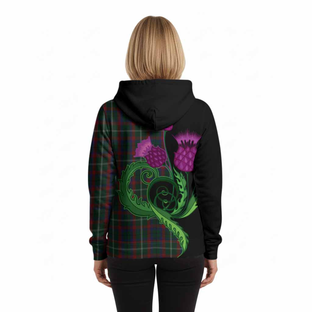 Mayo County Ireland Tartan Hoodie Traditional Scottish Thistle