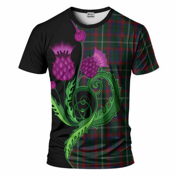 Mayo County Ireland Tartan T-Shirt Traditional Scottish Thistle