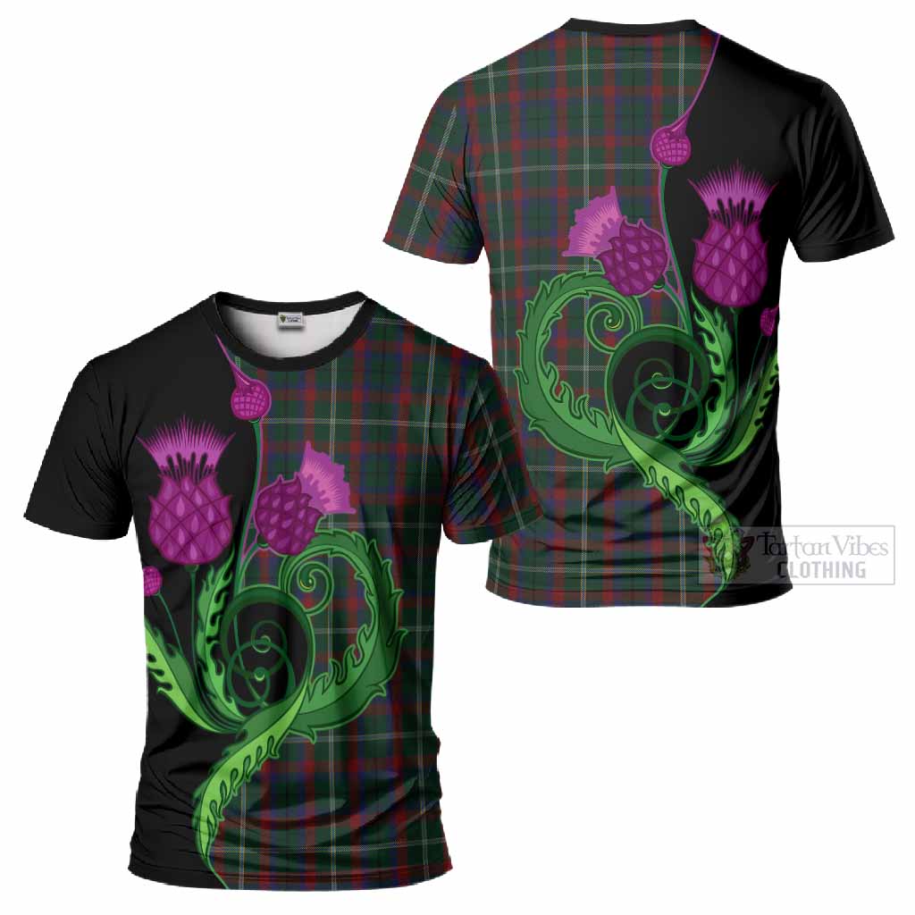 Mayo County Ireland Tartan T-Shirt Traditional Scottish Thistle