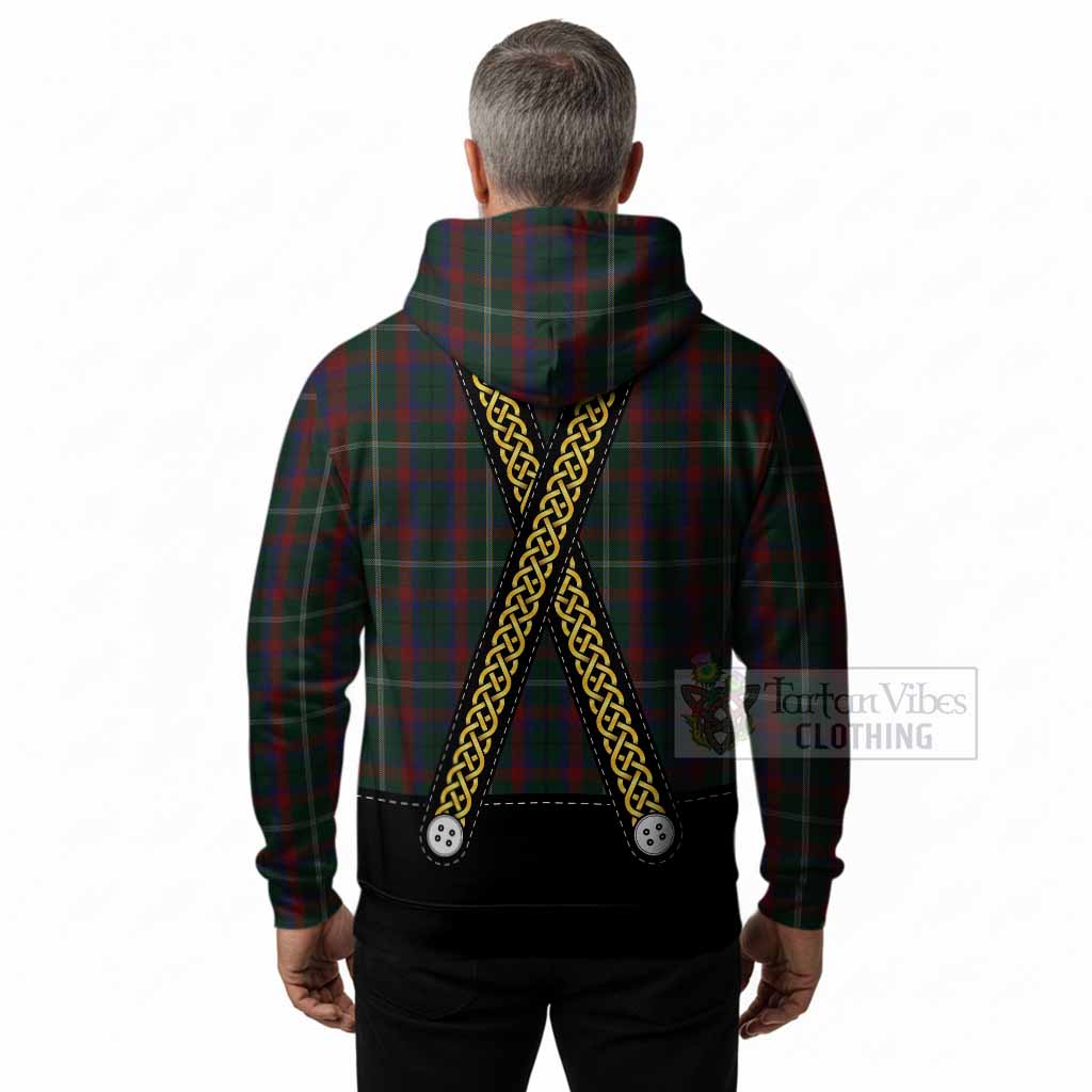 Mayo Tartan Lederhosen Costume Hoodie Scotland Celtic Knot Motif