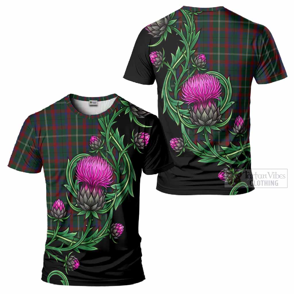 Mayo Tartan T-Shirt Resilient Scottish Thistle