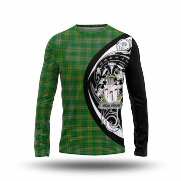 Tartan Vibes Clothing McAlindon Irish Clan Long Sleeve T-Shirt Celtic Circle Style