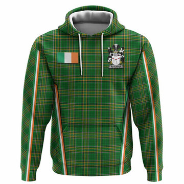 McAlindon Irish Clan Coat of Arm Tartan Hoodie Flag Style
