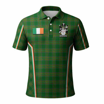 McAlindon Irish Clan Coat of Arm Tartan Polo Shirt Flag Style