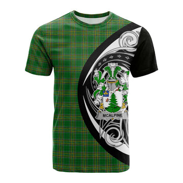 McAlpine Irish Clan Cotton T-shirt Celtic Circle Style Kid's Shirt - Tartan Vibes Clothing